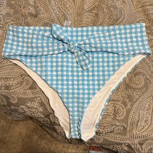 Aerie high cut cheeky bikini bottom